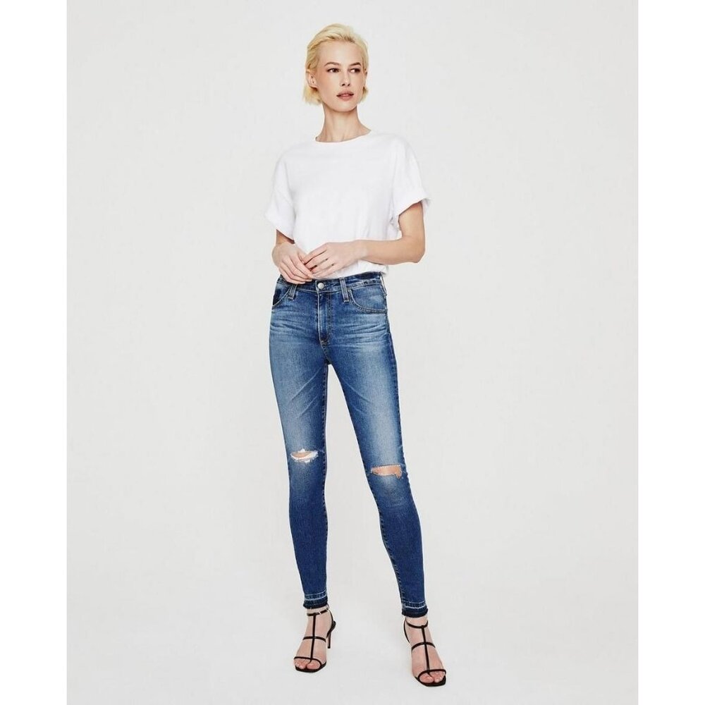 AG Adriano Goldschmied size 28 Farrah Skinny Ankle High-rise Jeans